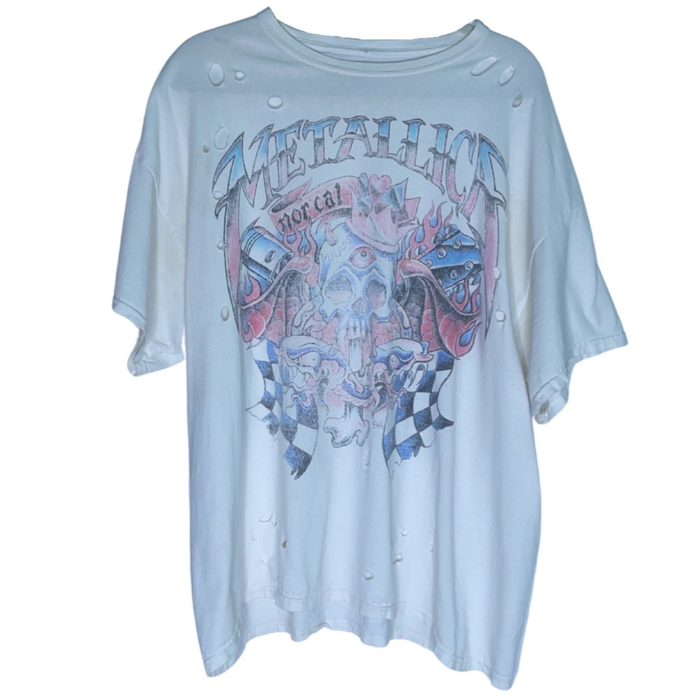 Urban Outfitters oversized holy Metallica graphic tee
